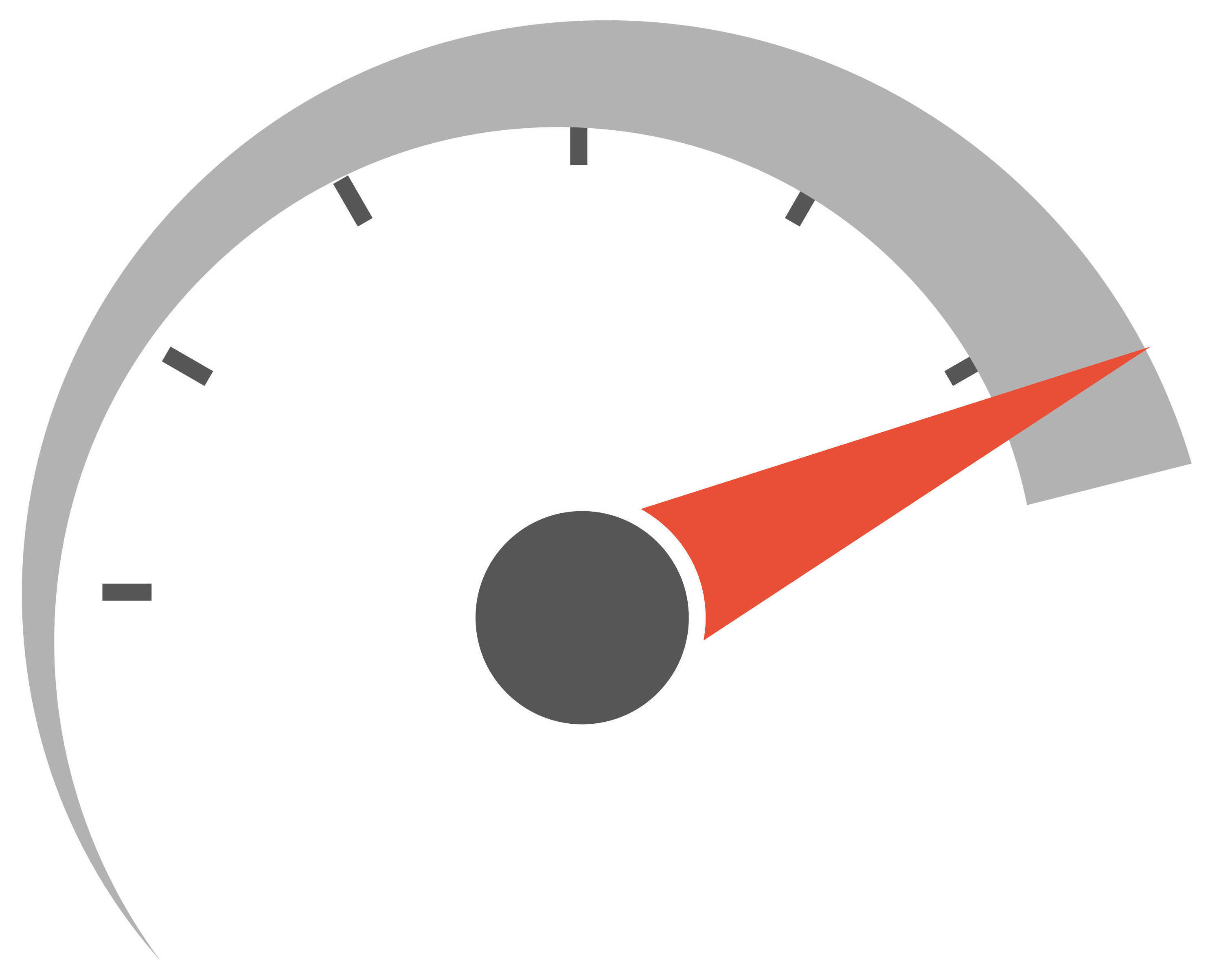 speedometer icon. vector icon. eps8