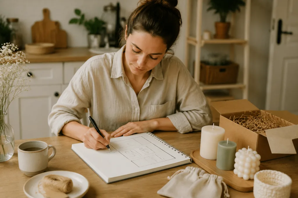 Planning an online store at home